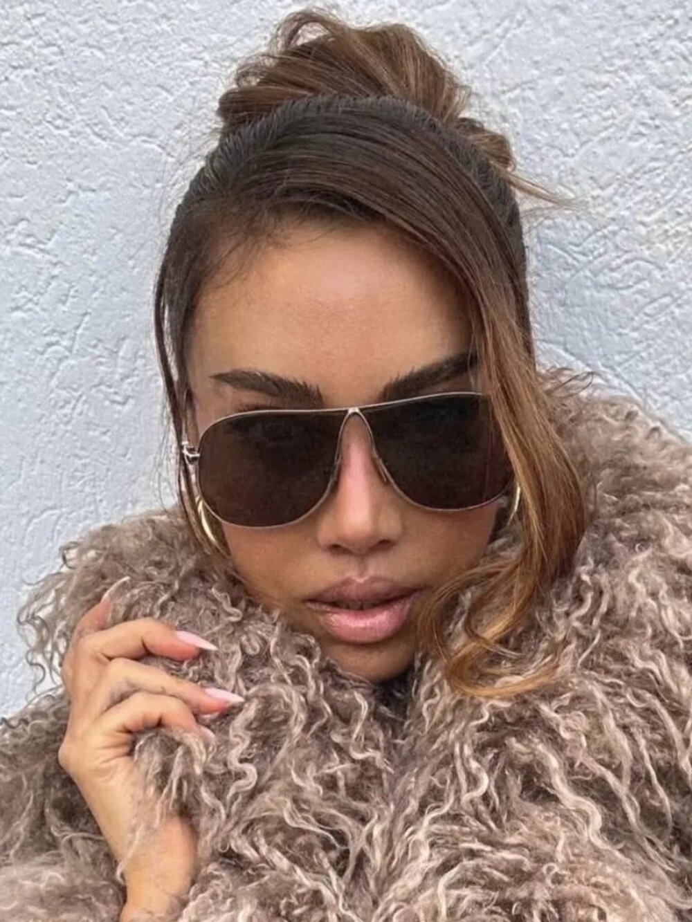 NEW MIU MIU MUA56S ZVN80Q SUNGLASSES GOLD/GRAY WOMEN MU A56S, SMU A56 EYEWEAR